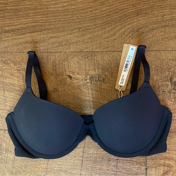 Skims Fits Everybody Push-up Bra Onyx Size 32 C - Picture 6 of 7